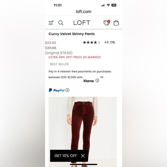 Loft Pants - Picture 2 of 3